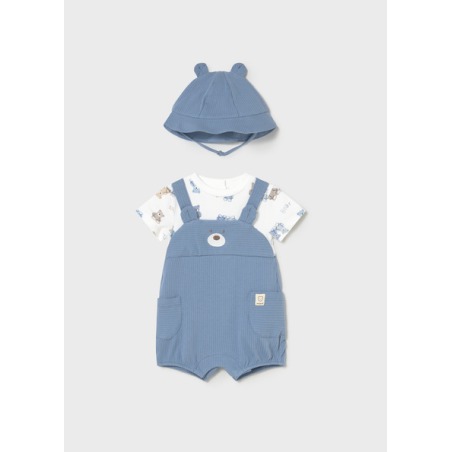 Pelele peto osito con gorro bebe niño mayoral
