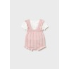 Conjunto peto tricot y blusa bebe niña mayoral