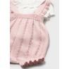 Conjunto peto tricot y blusa bebe niña mayoral