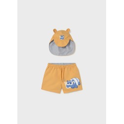 Conjunto bañador y gorro...