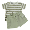 Conjunto 2 piezas rayas bebe niño babybol