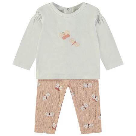 Conjunto 2 piezas ml mariposas bebe niña babybol