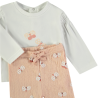 Conjunto 2 piezas ml mariposas bebe niña babybol