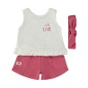 Conjunto 2 piezas + cinta niña babybol