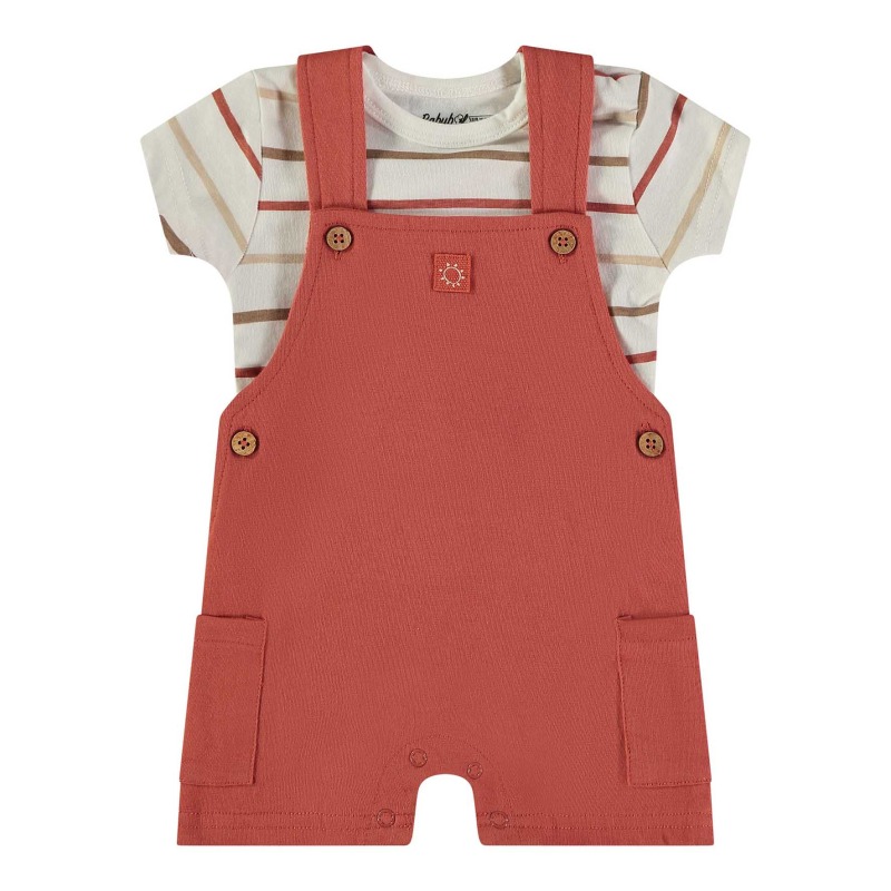 Peto con camiseta rayas bebe niño babybol