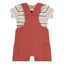 Peto con camiseta rayas bebe niño babybol
