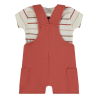 Peto con camiseta rayas bebe niño babybol