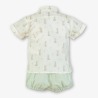 Conjunto bebe niño estampado conejitos Miranda