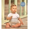 Conjunto bebe pantalon lin cenefa Juliana