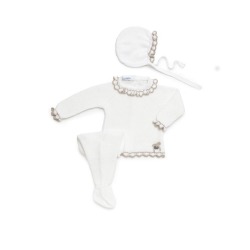 Conjunto hilo 3 piezas empiece ondas Juliana