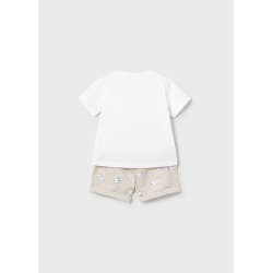 Conjunto 4 piezas pantalón corto bebe niño mayoral