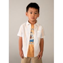 Camisa con lino niño mayoral