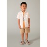 Camisa con lino niño mayoral