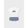 Conjunto bermuda y camisa con lino bebé niño mayoral