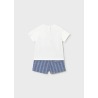 Conjunto bermuda y camisa con lino bebé niño mayoral