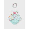 Conjunto 3 piezas con diadema bebe niña mayoral