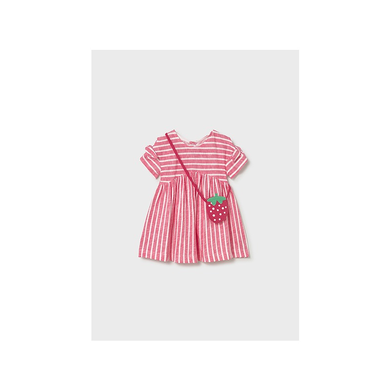 Vestido estampado con bolso bebé mayoral