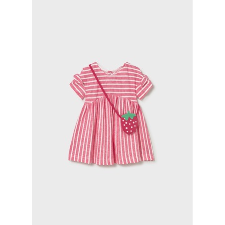 Vestido estampado con bolso bebé mayoral