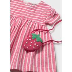 Vestido estampado con bolso bebé mayoral