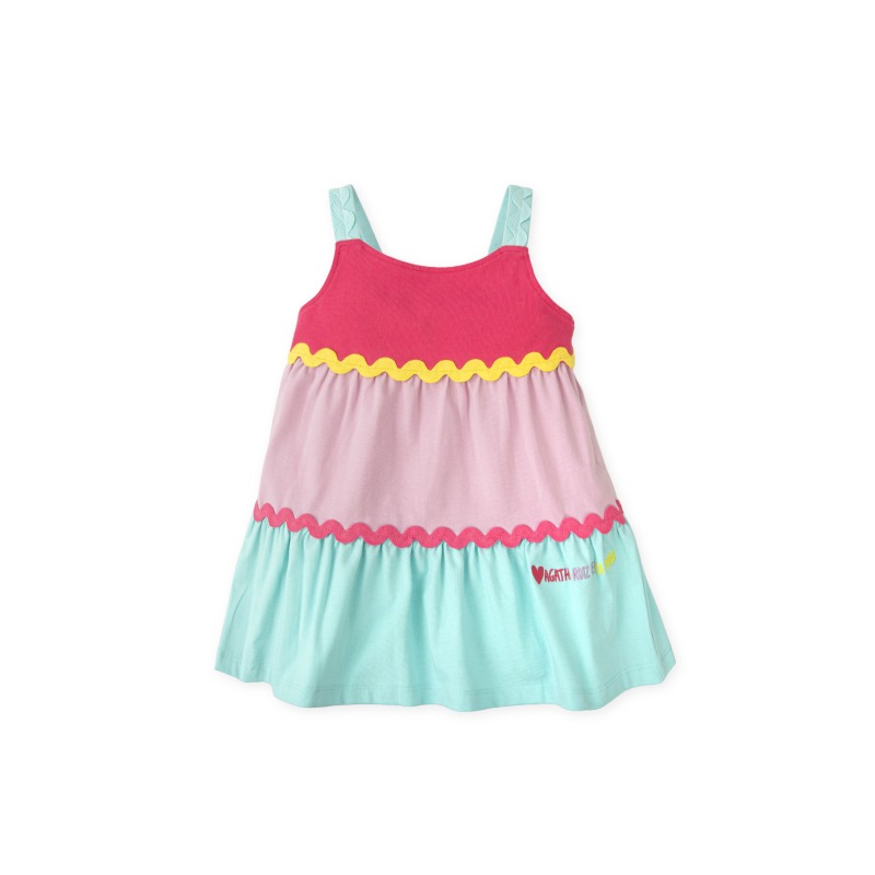 Vestido tirantes zic zac Agatha