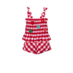 Conjunto niña cuadros picnic Agatha