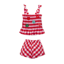 Conjunto niña cuadros picnic Agatha