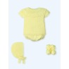Conjunto corto bebe 4 piezas Limonata Mac Ilusion