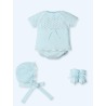 Conjunto corto bebe 4 piezas Serenity Mac Ilusion