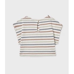 Top crochet rayas chica mayoral