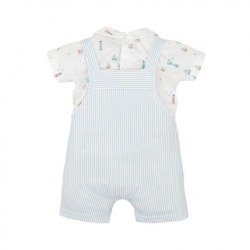 Conjunto peto mc bebe niño mirada Babidu