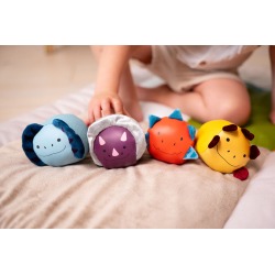 Dooballs - Juegos de 4 bolas de peluches - Amigos Dinos