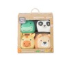 Dooballs - Juegos de 4 bolas de peluches - Jungla