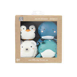 Dooballs - Juegos de 4 bolas de peluches - Oceano