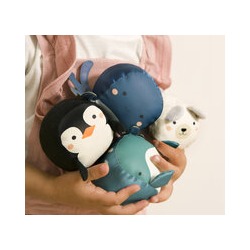Dooballs - Juegos de 4 bolas de peluches - Oceano