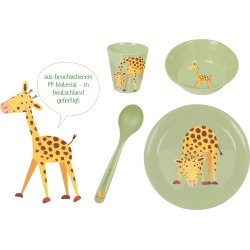 Set Vajilla de Regalo Jirafa Little Rascals