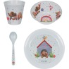 Set Vajilla de Regalo Perro Salchicha baby Charms