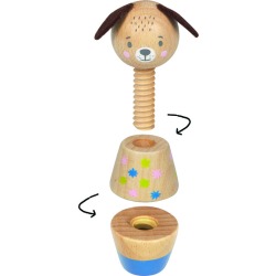 Figuras para Enroscar de madera surtido Minis