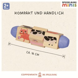 Rompecabezas giratorio de madera Minis