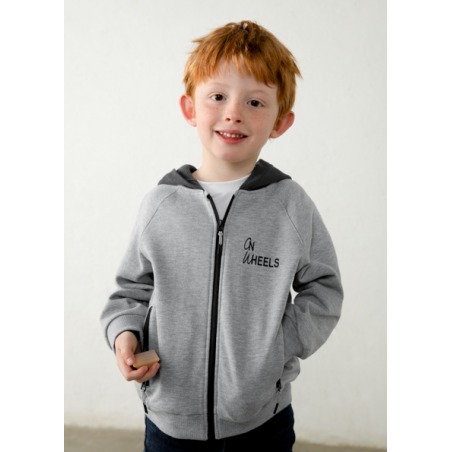 Sudadera cremallera capucha niño mayoral