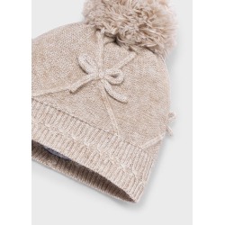 Conjunto gorro bufanda lazos niña mayoral