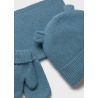 Conjunto gorro, cuello y manoplas bebe mayoral