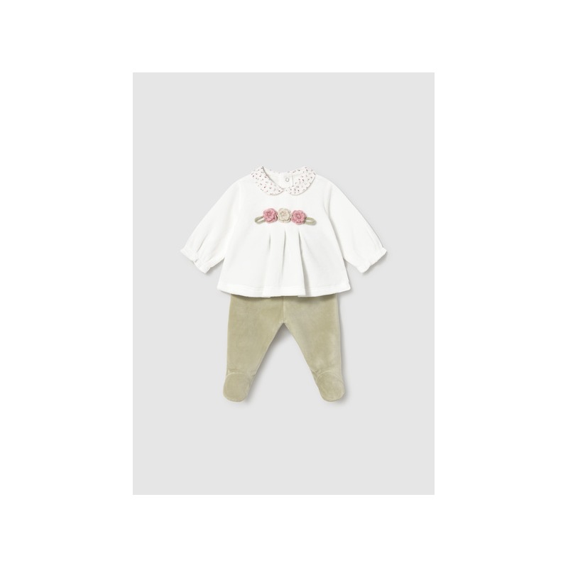 Conjunto polaina y camisera bebe niña mayoral