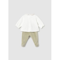 Conjunto polaina y camisera bebe niña mayoral