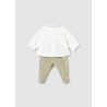 Conjunto polaina y camisera bebe niña mayoral