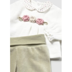 Conjunto polaina y camisera bebe niña mayoral