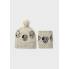 Conjunto gorro cuello perritos bebe mayoral