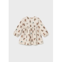 Vestido lazo estampado bebé niña mayoral