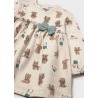 Vestido lazo estampado bebé niña mayoral