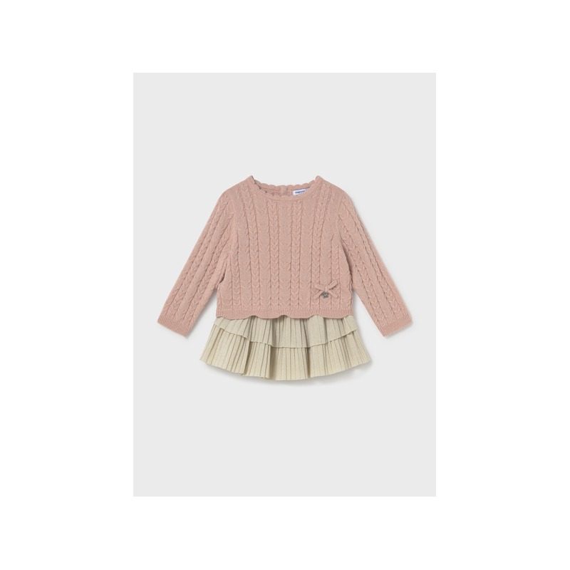 Conjunto falda con jersey bebe niña mayoral
