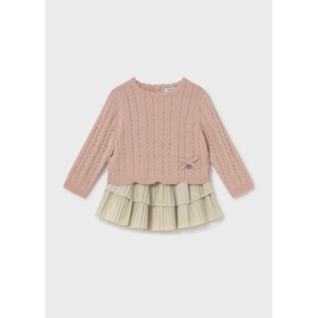 Conjunto falda con jersey bebe niña mayoral